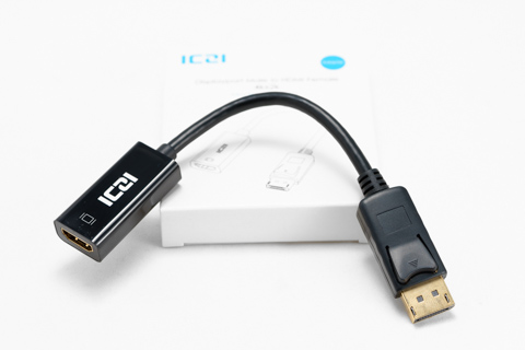 ICZI DisplayPort - HDMI アクティブ変換アダプタ 4K