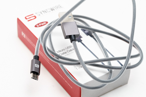 Syncwire Micro USBケーブル 高耐久ナイロン