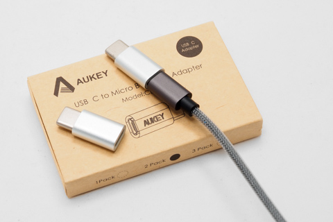 Aukey Micro USB → USB-C変換アダプタ CB-A9
