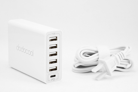 dodocool 60W 6ポート USB急速充電器 USB-C PDポート