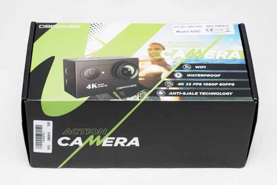 DBPOWER 4Kアクションカメラ 620C
